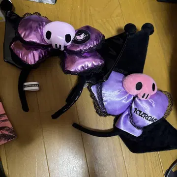 KUROMI 머리띠 블랙 보라색