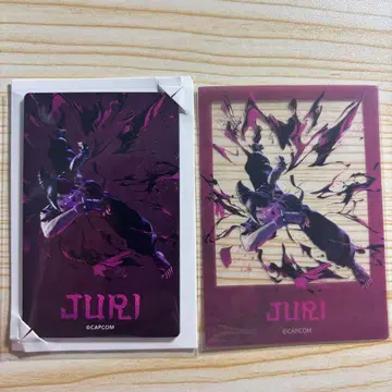 스트리트 파이터 6 줄리 거울 클리어 카드 2개 세트