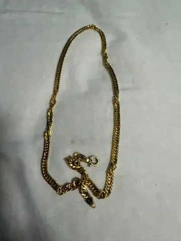 IDNA 금 도금 체인 목걸이 10k(42그램) 55cm