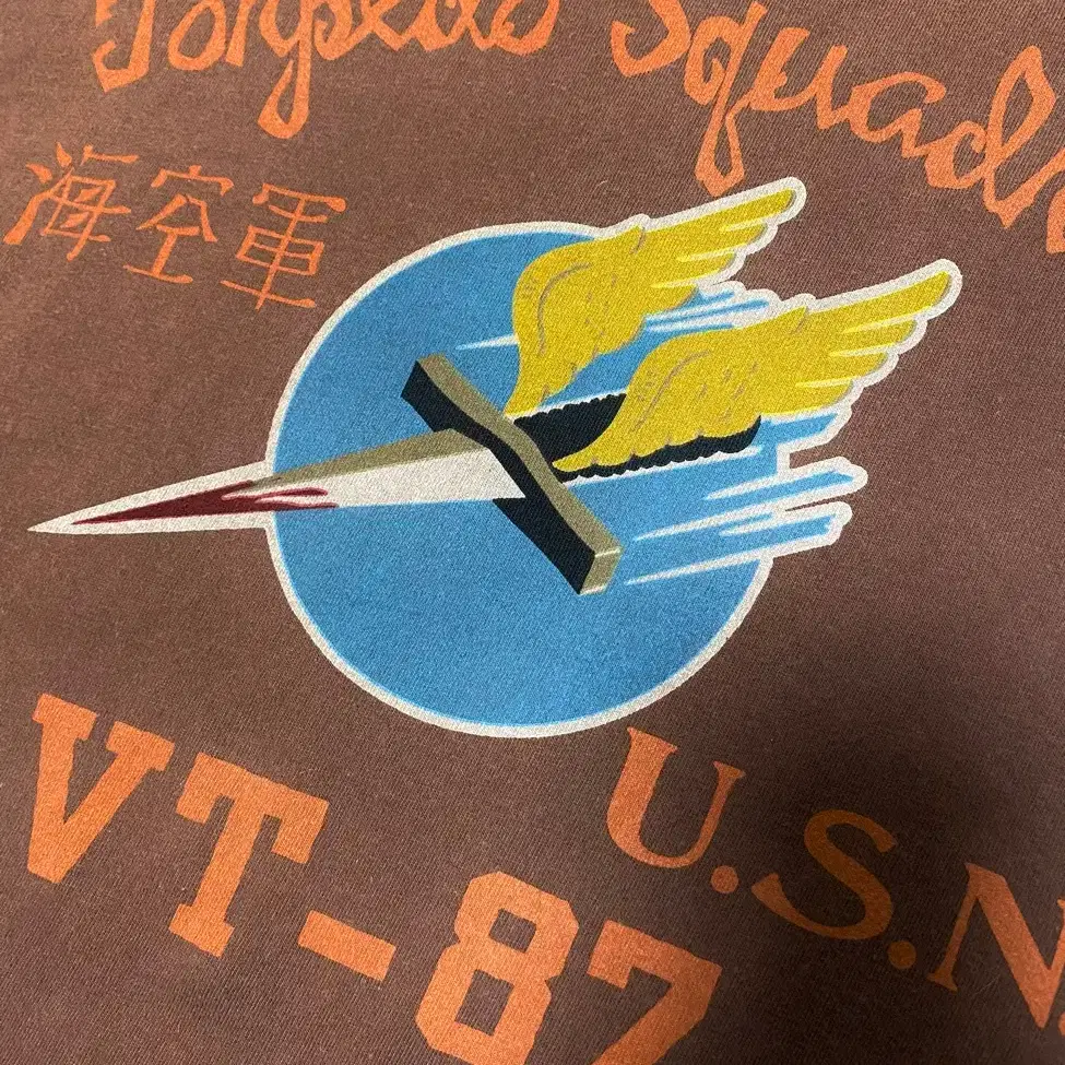 Buzz Rickson USN US Navy Squadron T-Shirt #버즈릭슨,#usn