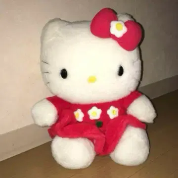 빈티지 키티 헬로키티 봉제 인형 산리오 드레스업 키티