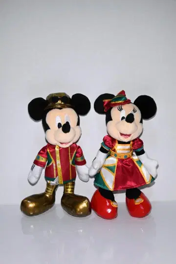 호라이즌 베이 레스토랑 코스튬 미키 미니 봉제 인형 배지