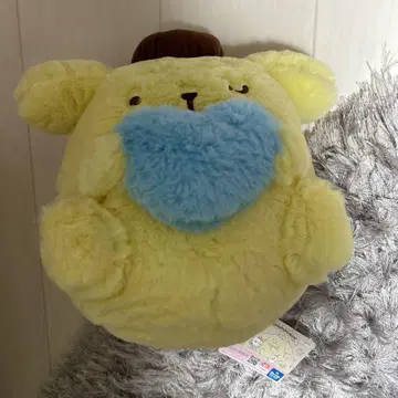 폼폼푸딩 낮잠 BIG 봉제 인형 파랑 하트 ver.