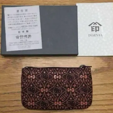 인덴야 산리오 헬로키티 동전 지갑 키티 코인 케이스 가죽제품 키티