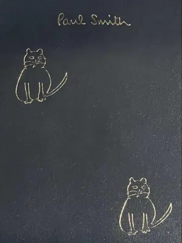 폴 스미스 캣 두들 고양이 아트 2단 지갑