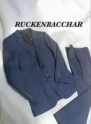 RUCKENBACCHAR 네이비 스트라이프 비즈니스 정장 컨디션 최상
