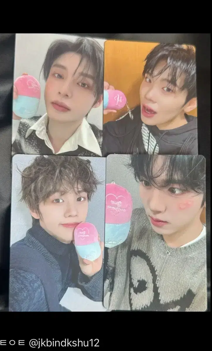 제베원 블루 팝업 엠디 7만원 포카 한유진 김지웅 김규빈 김태래