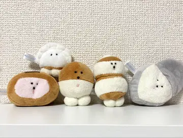 구심 프렌즈 음식 봉제 인형 세트
