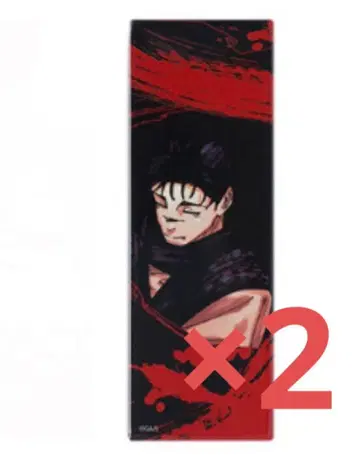 주술회전 주술회전전 그림 카드 캔뱃지 쵸소우 2개 세트