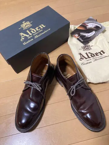 알든 (ALDEN) 1339 코도반 버건디 US7 1/2 D