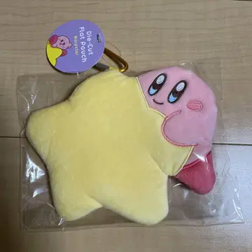 별의 커비 다이 컷 플랫 파우치 워프 스타