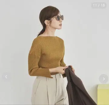 emmi atelier 2WAY 니트 탑