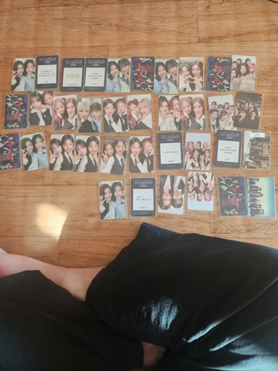 아이브 단체 유닛 포카 36장 일괄판매합니다
