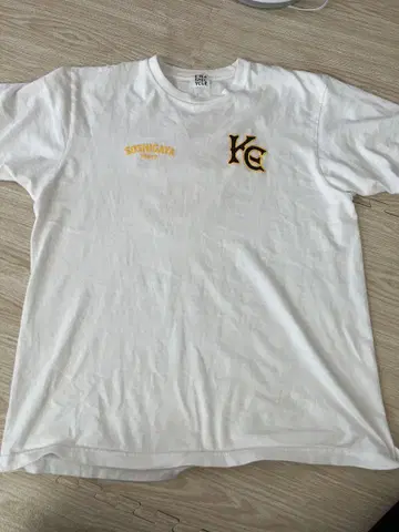 기나시 사이클 KC 로고 화이트 티셔츠