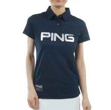신상품 핑 > PING / 골프웨어 로고 프린트 반팔 폴로 셔츠 여성