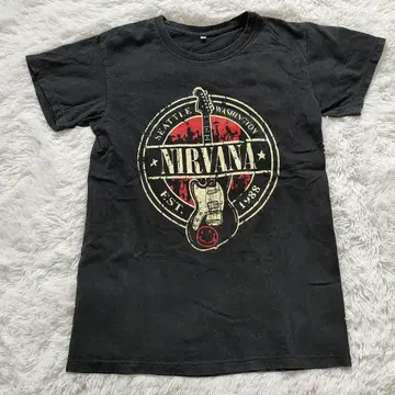 NIRVANA 너바나 디자인 티셔츠 락 헤비메탈 밴드맨