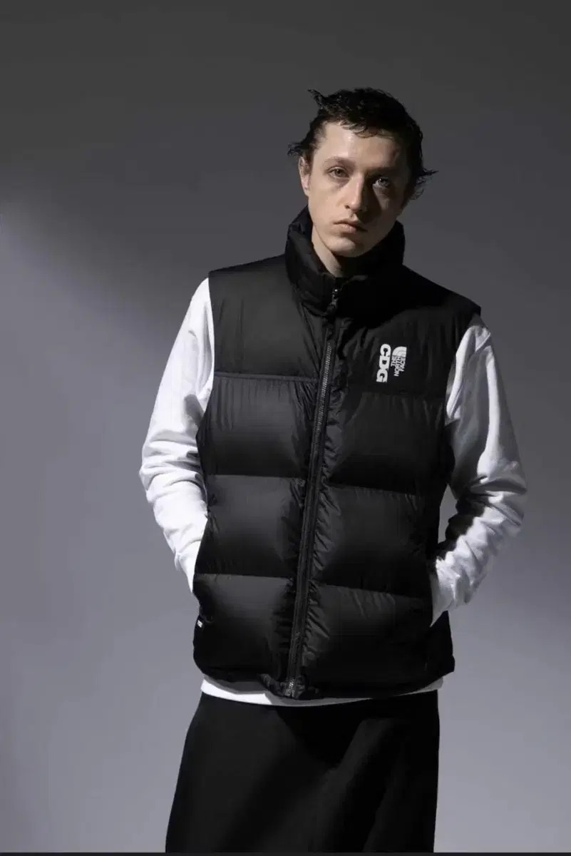 CDG North Face Nuptse Padded Vest M