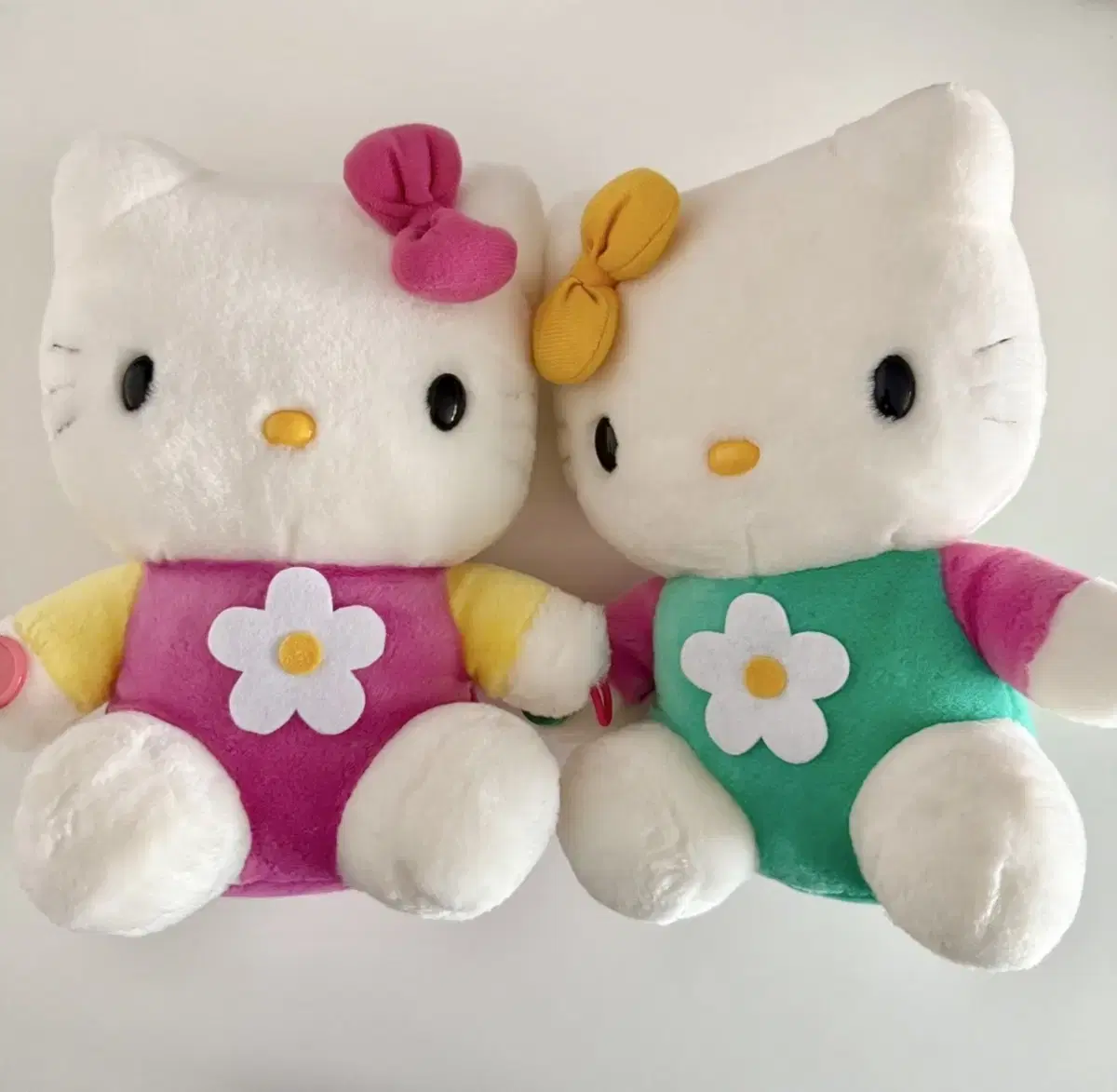 Classic Kitty Curtain Button Doll