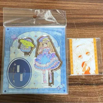 슈고 캐릭터 산리오 아크릴 스탠드 시계 부품 아크릴 카드 마키 리마