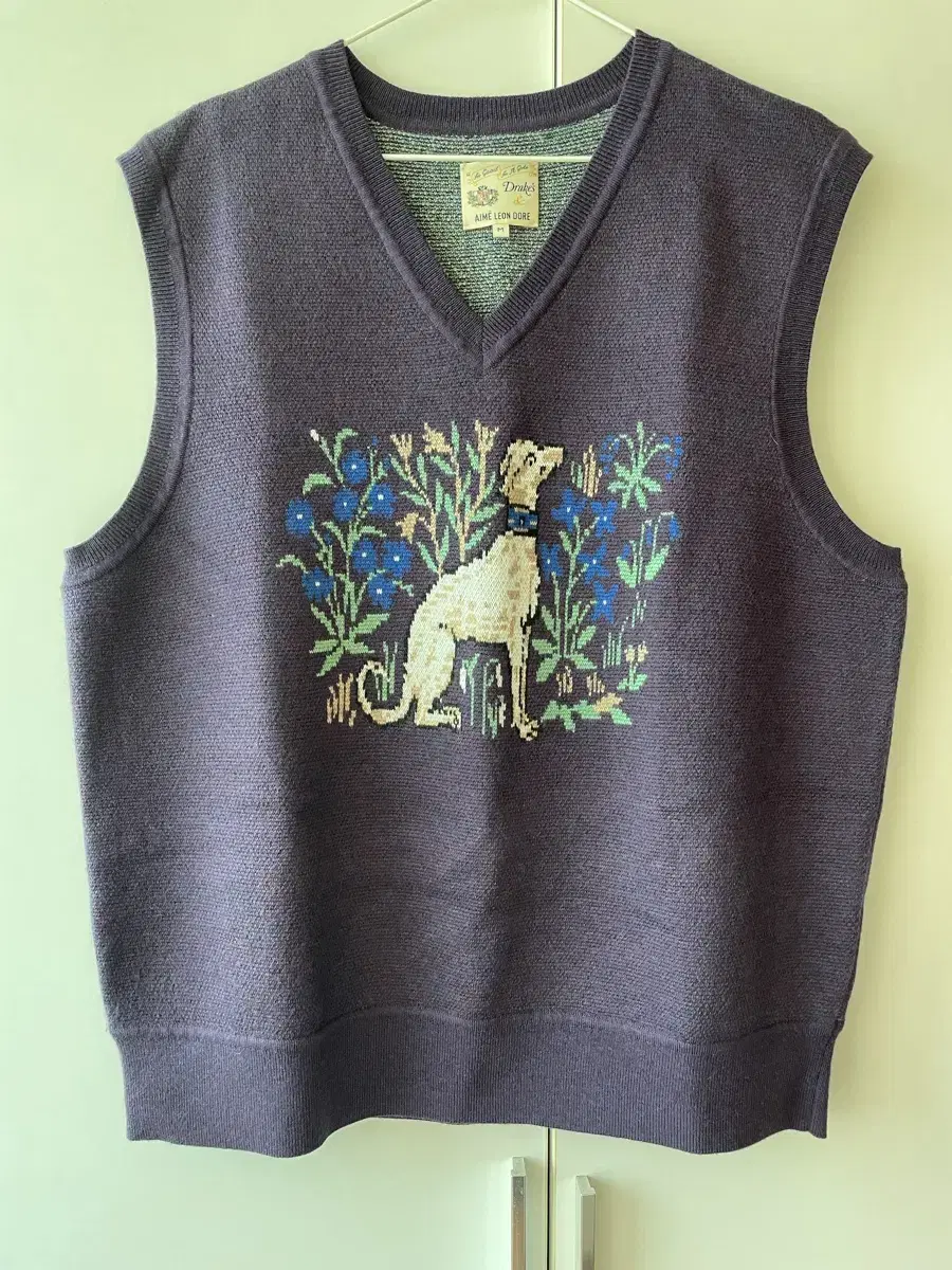 Dries x ALD (Aimé Leonard) Greyhound Embroidered Knit Vest FW22