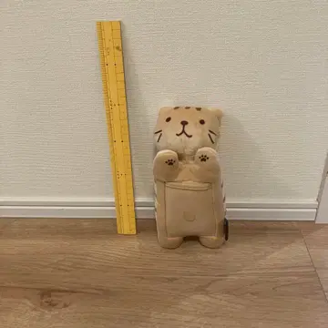 후쿠후쿠 냥코 차마루 스트랩 포함 카드 케이스