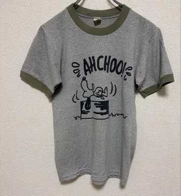 70년대 구제 의류 스누피 링거 T셔츠 vintage town craft