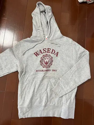 [ 가격 인하 ] 와세다 대학교 후드티 M 사이즈 남녀 공용