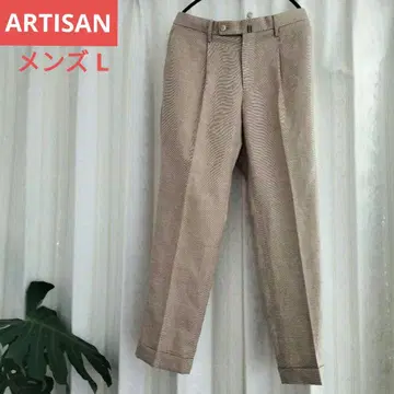 아티산 팬츠 린넨 울 소재