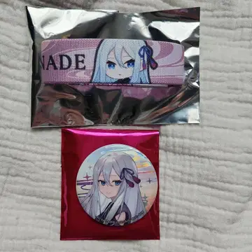 요이사키 카나데 세카라이 캔뱃지 밴딩