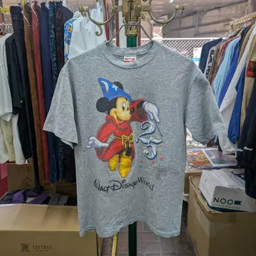 빈티지 월트 디즈니 월드 미키 티셔츠 레어 usa90s