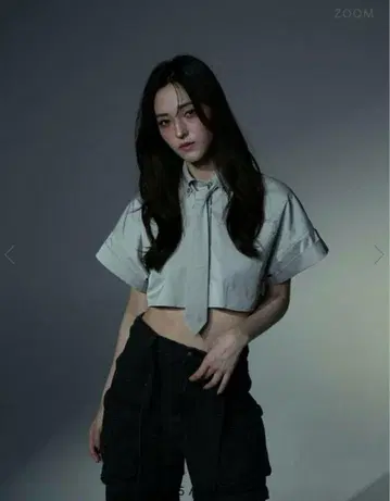 레이디 타이 삼각 블라우스 녹이기