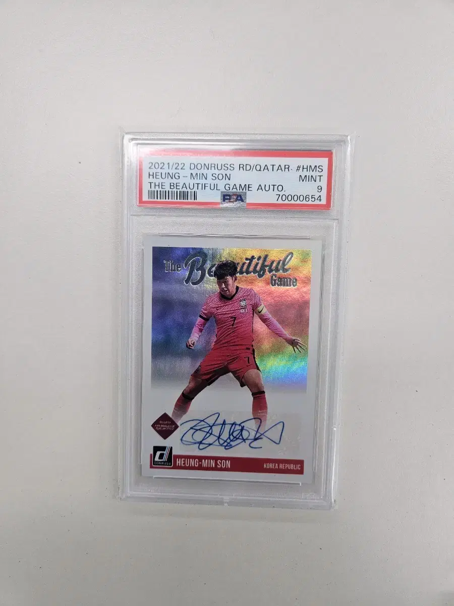 손흥민 오토카드 PSA 9