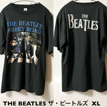 XL 사이즈! 비틀즈 구제 의류 반팔 티셔츠 ABBEY ROAD 차콜