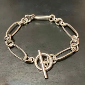 SILVER925 DESIGN CHAIN BRACELET/실버/블레스