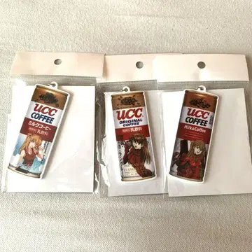 에반게리온 UCC 캔 커피 키링 에바 박람회 아스카
