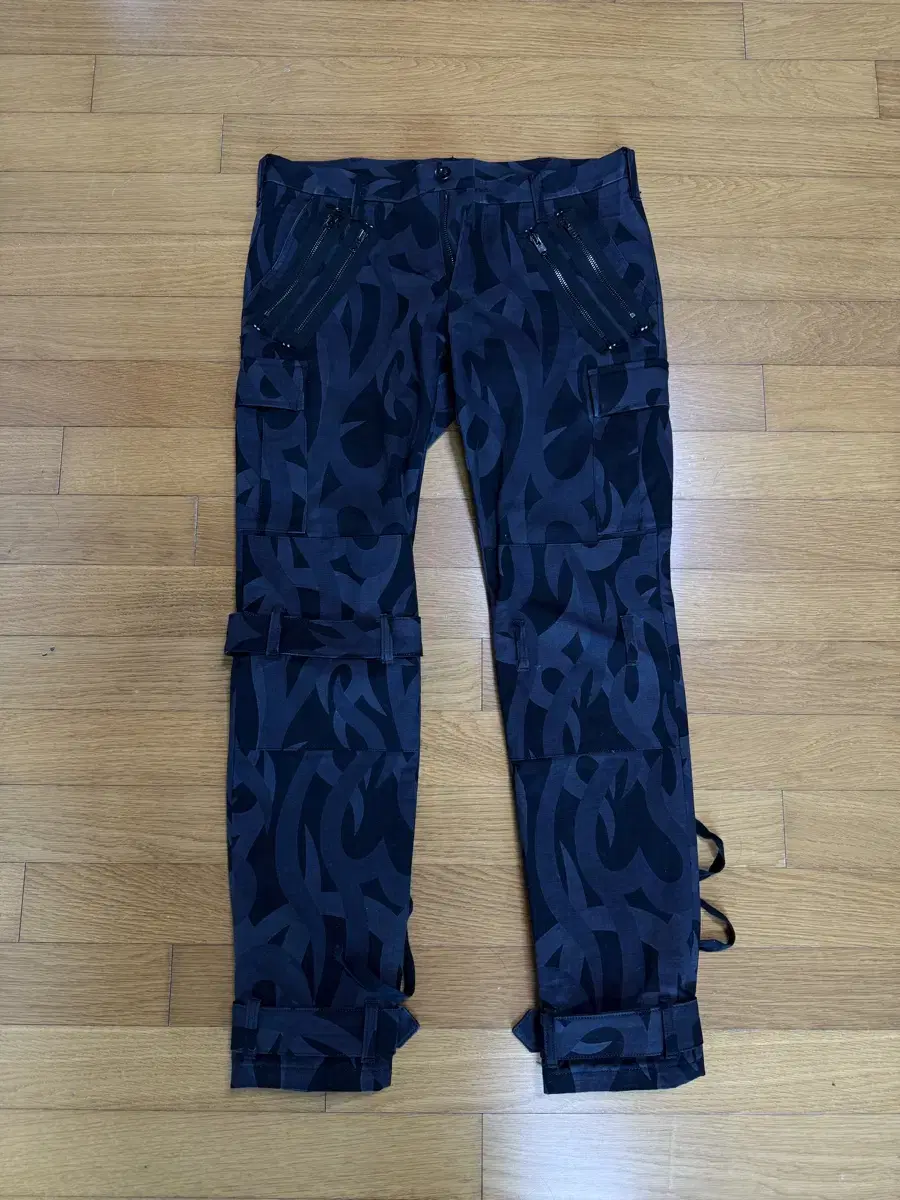 Numbernine 04aw Heart Tribal Camo Pants