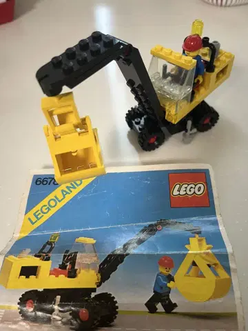 레고 6678 크레인 자동차 1981년