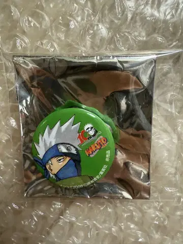 NARUTO 10주년 캔뱃지 카카시 미니 캔뱃지