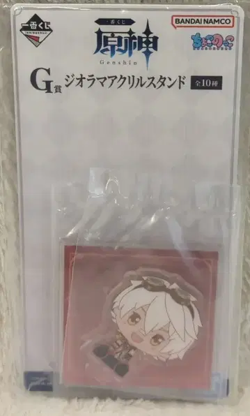 반다이 SPIRITS 제일복권 원신 G상 베넷 디오라마 아크릴 스탠드