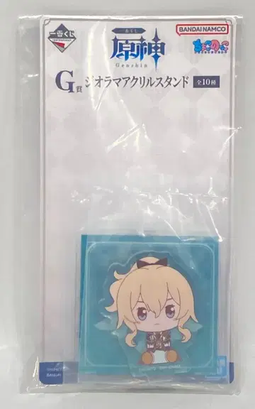 반다이 SPIRITS 제일복권 원신 G상 진 디오라마 아크릴 스탠드