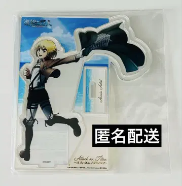 미사용 새상품 진격의 거인 가라오케의 철인 바다 알루미늄 아크릴 스탠드