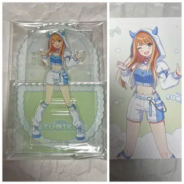 보라색 구름 여름 아크릴 디오라마 학원 아이돌 마스터