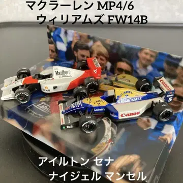 F1 MP4/6 FW14 아일톤 세나 맨셀 케이스는 미니 챔피언스입니다.