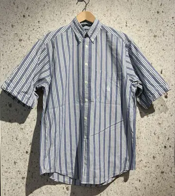 90s NAUTICA 스트라이프 패턴 반팔 셔츠 노티카 빈티지