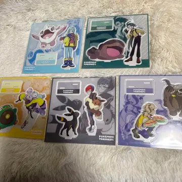 포켓몬 아크릴 스탠드 그루샤 칠리 난자모 버튼 페퍼