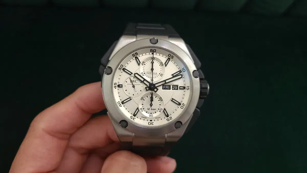 IWC 인제니어 티타늄 더블 크로노 IW386501