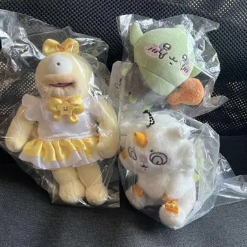 새상품 마지카루 치이카와 오데 & 고블린 & 아노코 마스코트 3종 세트