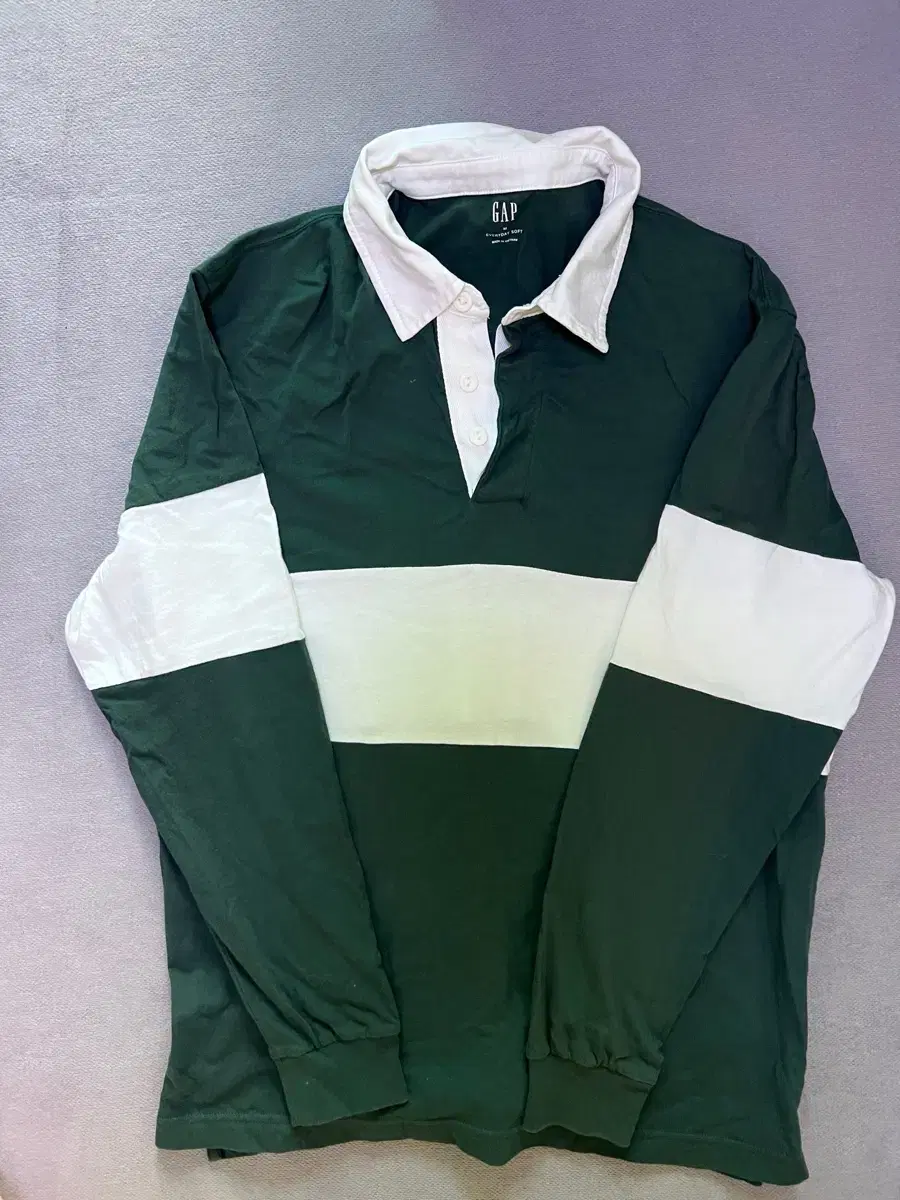 갭 럭비티셔츠 gap m (새상품)