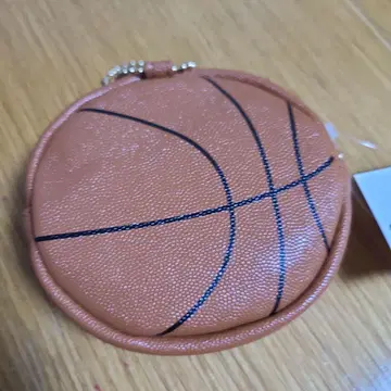 슬램덩크 공형 파우치 부착 메쉬 에코백