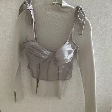SNIDEL 뷔스티에 니트